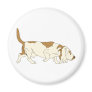 Basset Hound Dog Magnets