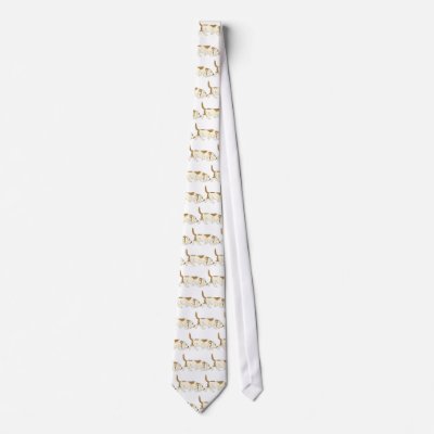 Basset Hound Dog Neck Tie by intriguingdesigns