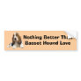 Basset Hound Fabulous Face Bumper Sticker