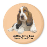 Basset Hound Fabulous Face Magnet