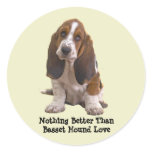 Basset Hound Face Sticker