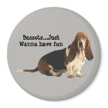 Basset Hound Fun Loving Magnet