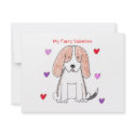 Basset Hound Furry Valentine invitations
