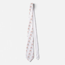 Basset Hound Furry Valentine Neck Tie
