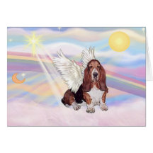 Basset Hound Greeting Card
