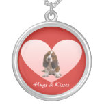 Basset Hound Heart Necklace