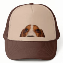 Basset Hound In your face Mesh Hat