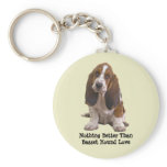 Basset Hound Keychain