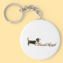 basset hound keychains