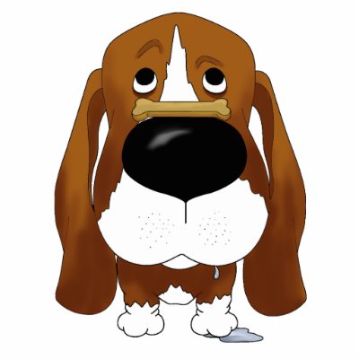Basset Hound Keychain by NothinButtDogs