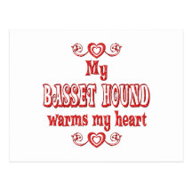 BASSET HOUND Love Post Cards