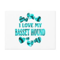 BASSET HOUND Love Post Cards