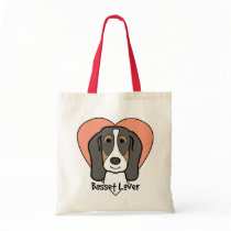 Basset Hound Lover Tote Bags