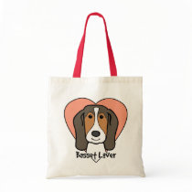 Basset Hound Lover Tote Bags