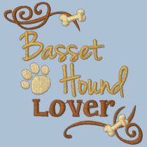 Basset Hound Lover embroidered shirts