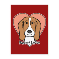 Basset Hound Lover Postcard