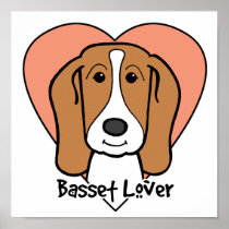 Basset Hound Lover Posters