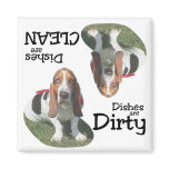 Basset Hound Lovers Dishwasher Magnet
