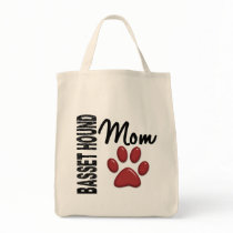 Basset Hound Mom 2 Canvas Bags