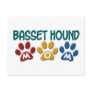 BASSET HOUND MOM Paw Print