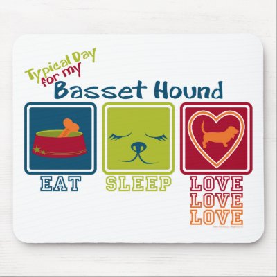 Basset Hound Mousepad by taoofblue