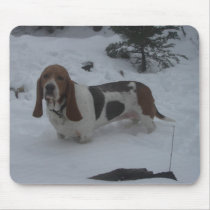 Basset Hound Mouse Pad