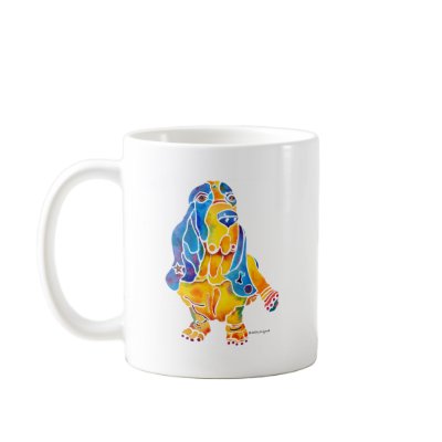 Basset Hound Mug by Whimzicals