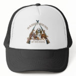Basset Hound  My Dog Hunts Shirts hats