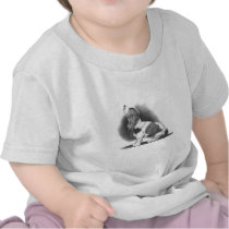 BASSET HOUND: PENCIL REALISM ART TSHIRTS
