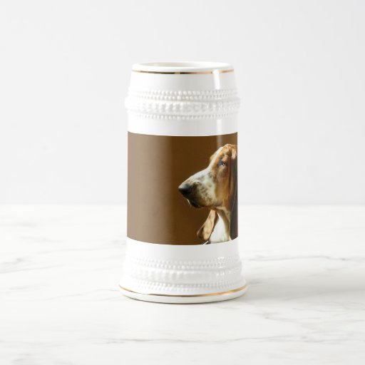 Basset Hound Photo Beer Mug