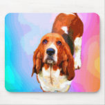 Basset Hound Pop Art Mousepad
