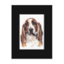Basset Hound Portrait ACEO Art Trading Card Postcards