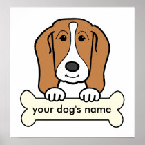 Basset Hound Print