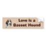 Basset Hound Puppy Bumper Sticker