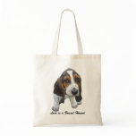 Basset Hound Puppy Tote Bag