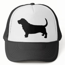 Basset Hound Silhouette Hat