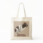 Basset Hound Tote Bag