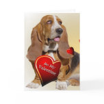 Basset Hound Valentine cards