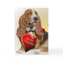Basset Hound Valentine cards