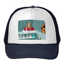 Basset Hound Whiskey Bar Hat