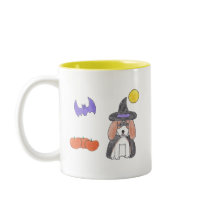Basset Hound Witch Mug