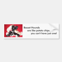 Basset Hounds are like... Bumper Stickers
