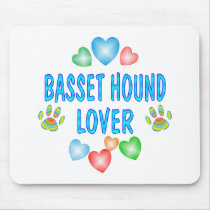 BASSET LOVER MOUSE PAD