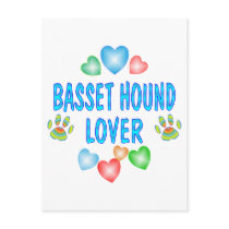 BASSET LOVER POSTCARD