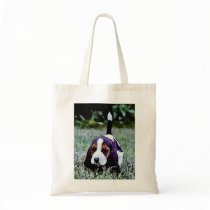 Basset Puppy Walking - Black Brown White Bags