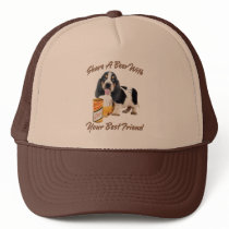 Basset Shares A Beer