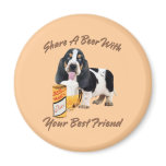 Basset Shares A Beer