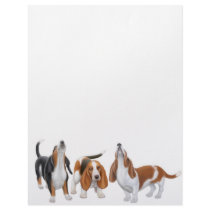 Basset Trio Letterhead