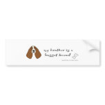 BassetHoundBrother Bumper Sticker