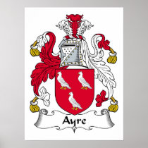 Bassett Family Crest Posters